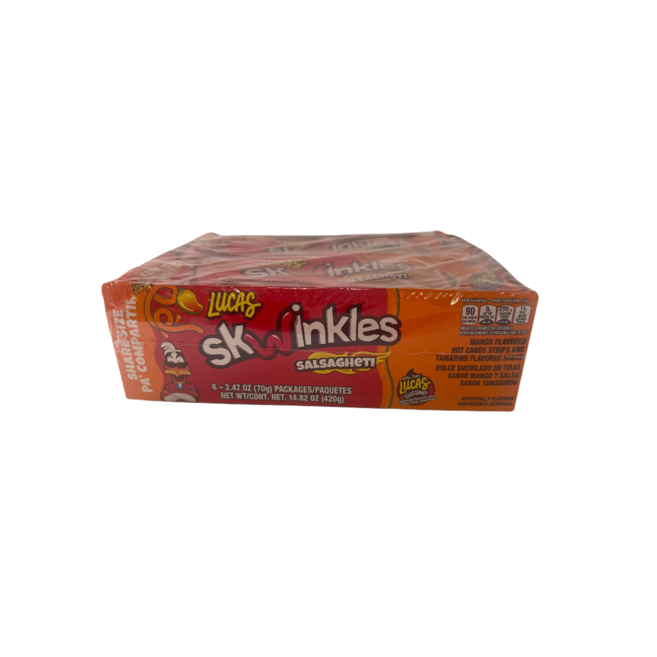 Lucas Skwinkles Salsagheti mango flavor